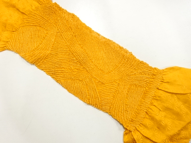 正絹　絞り　帯揚げ